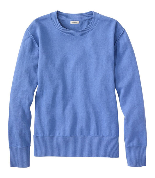 Women's Cotton/Cashmere Sweater, Crewneck / L.L.Bean