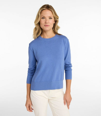 Women's Cotton/Cashmere Sweater, Crewneck / L.L.Bean