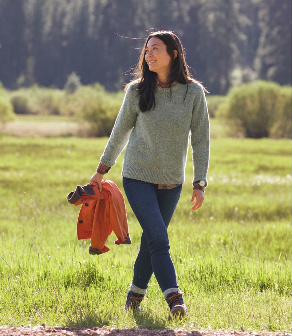 Women's Bean's Classic Ragg Wool Sweater, Crewneck / L.L.Bean