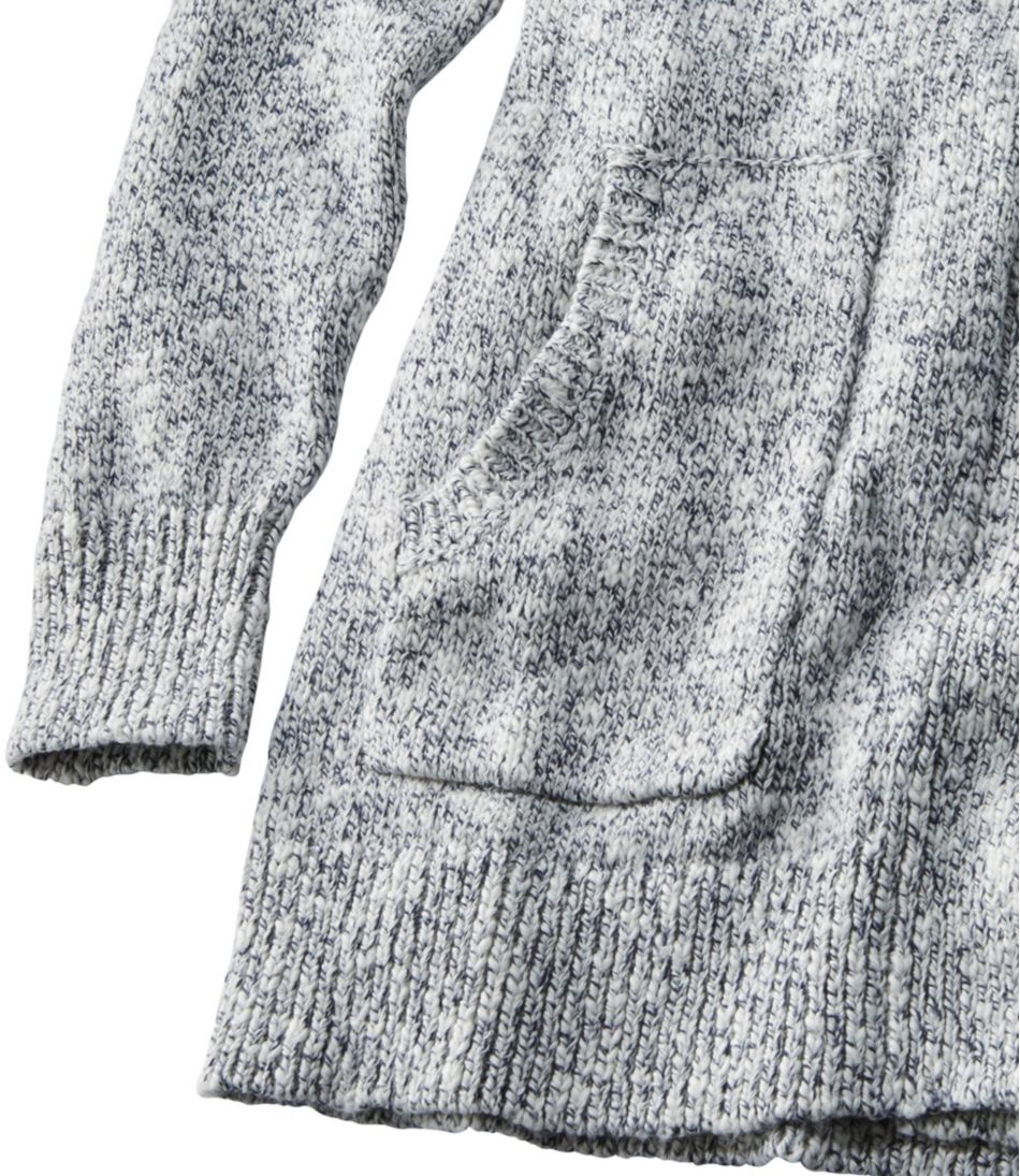 Women's Cotton Ragg Sweater, Open Cardigan / L.L.Bean