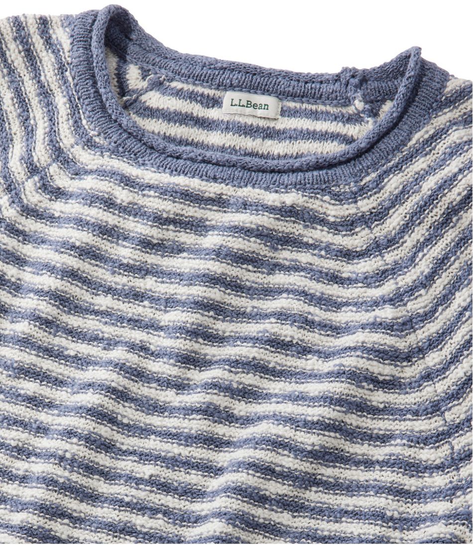 Women's Midweight Cotton Slub Rollneck Pullover Stripe / L.L.Bean