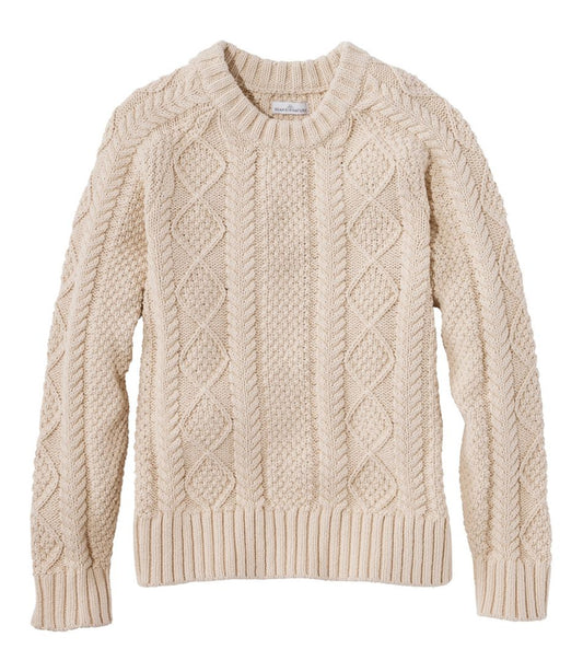 Women's Signature Cotton Fisherman Sweater, Crewneck / L.L.Bean