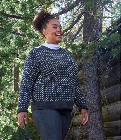 Women's Bean's Classic Ragg Wool Sweater, Crewneck Bird's-Eye / L.L.Bean