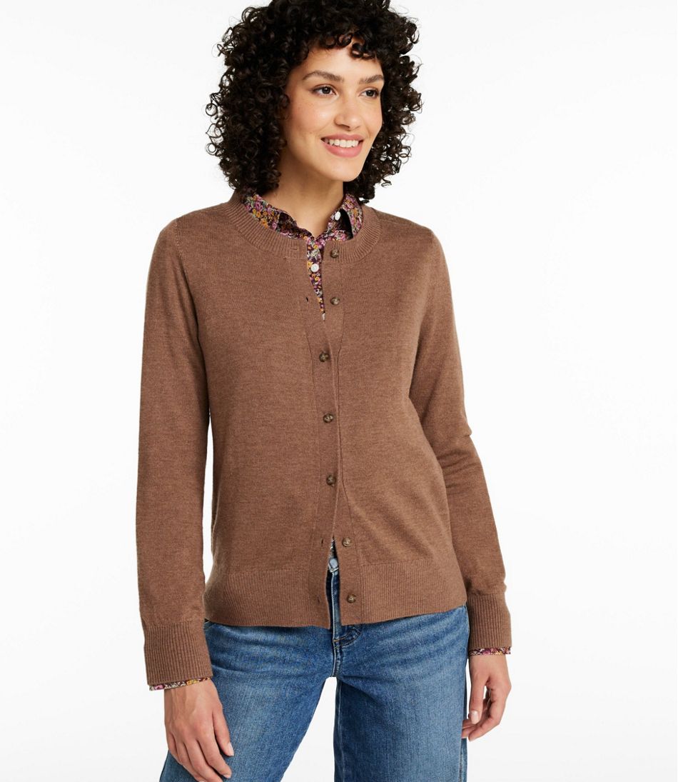 Women's Essential Merino Wool Sweater, Cardigan / L.L.Bean