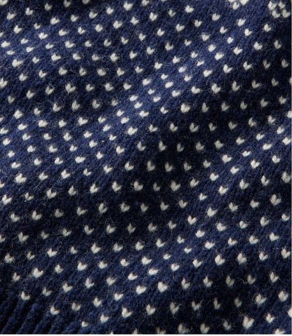 Women's Bean's Classic Ragg Wool Crewneck Intarsia Sweater / L.L.Bean