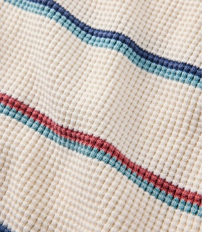 Women's Sunwashed Waffle Sweater, Pullover Stripe / L.L.Bean