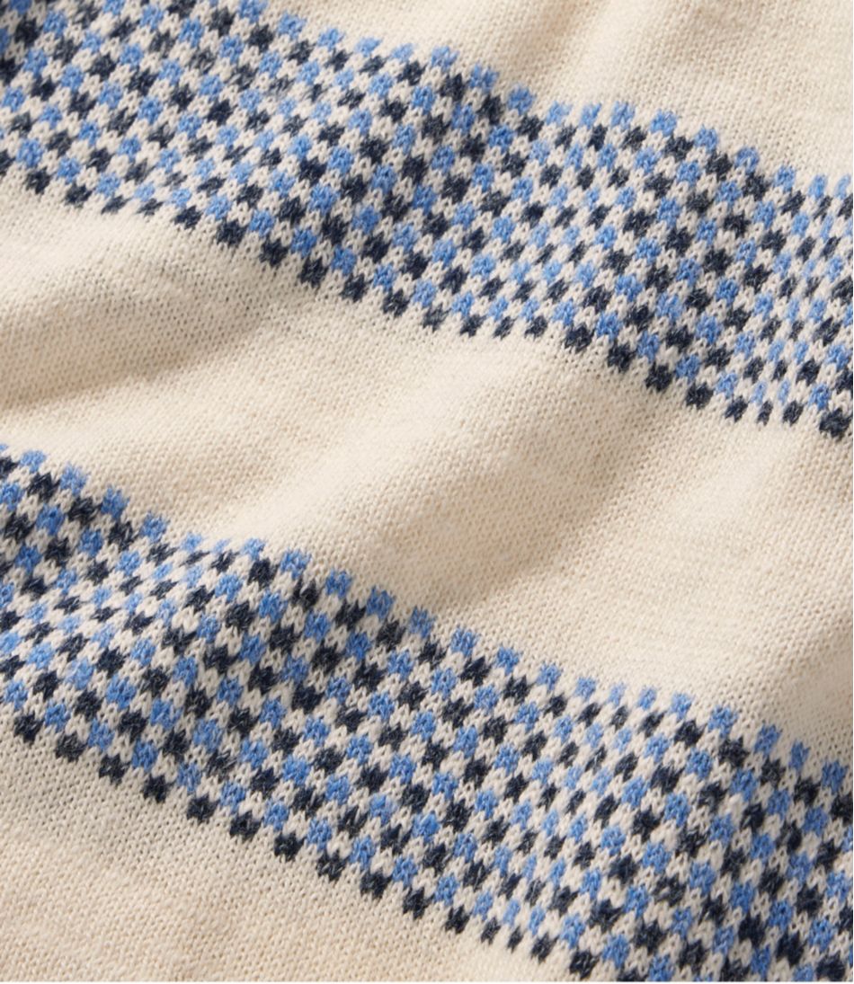 Women's Organic Cotton Slub Sweater, Crewneck Stripe / L.L.Bean