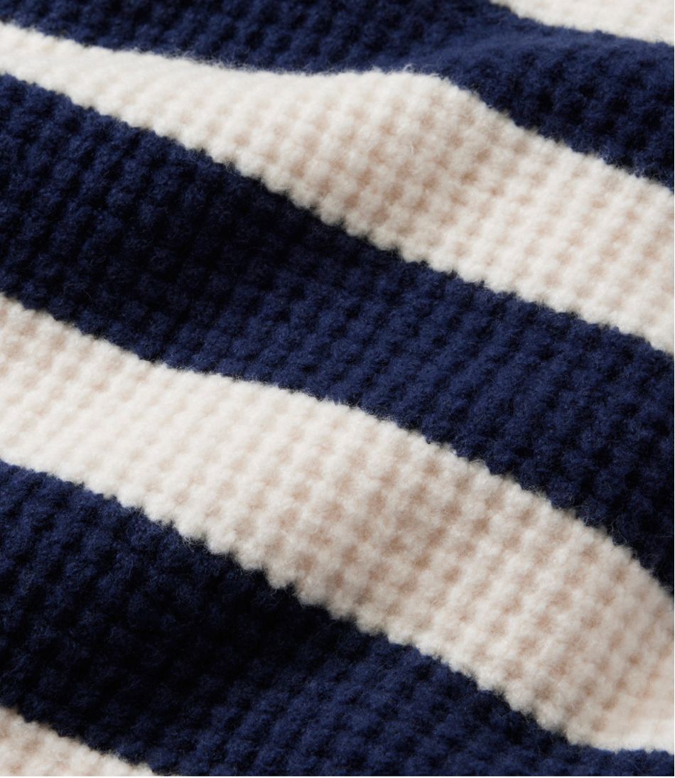 Women's SuperSoft Waffle Sweater, Polo Stripe / L.L.Bean