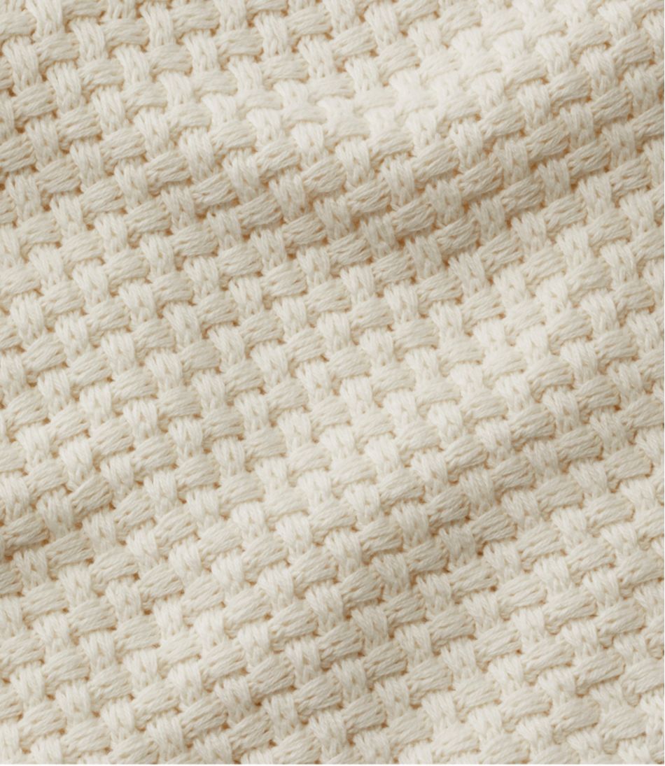 Women's Basketweave Sweater, Button-Front Cardigan / L.L.Bean