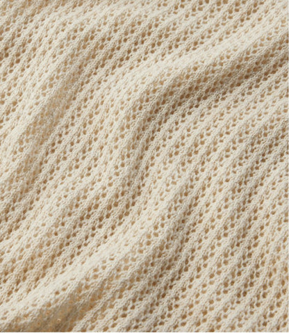 Women's Organic Cotton Slub Pointelle Sweater, Polo / L.L.Bean