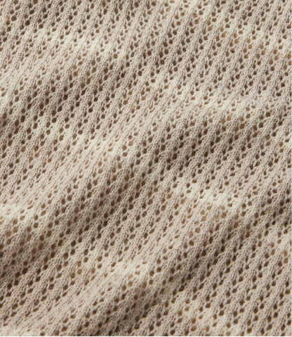 Women's Organic Cotton Slub Pointelle Sweater, Polo / L.L.Bean