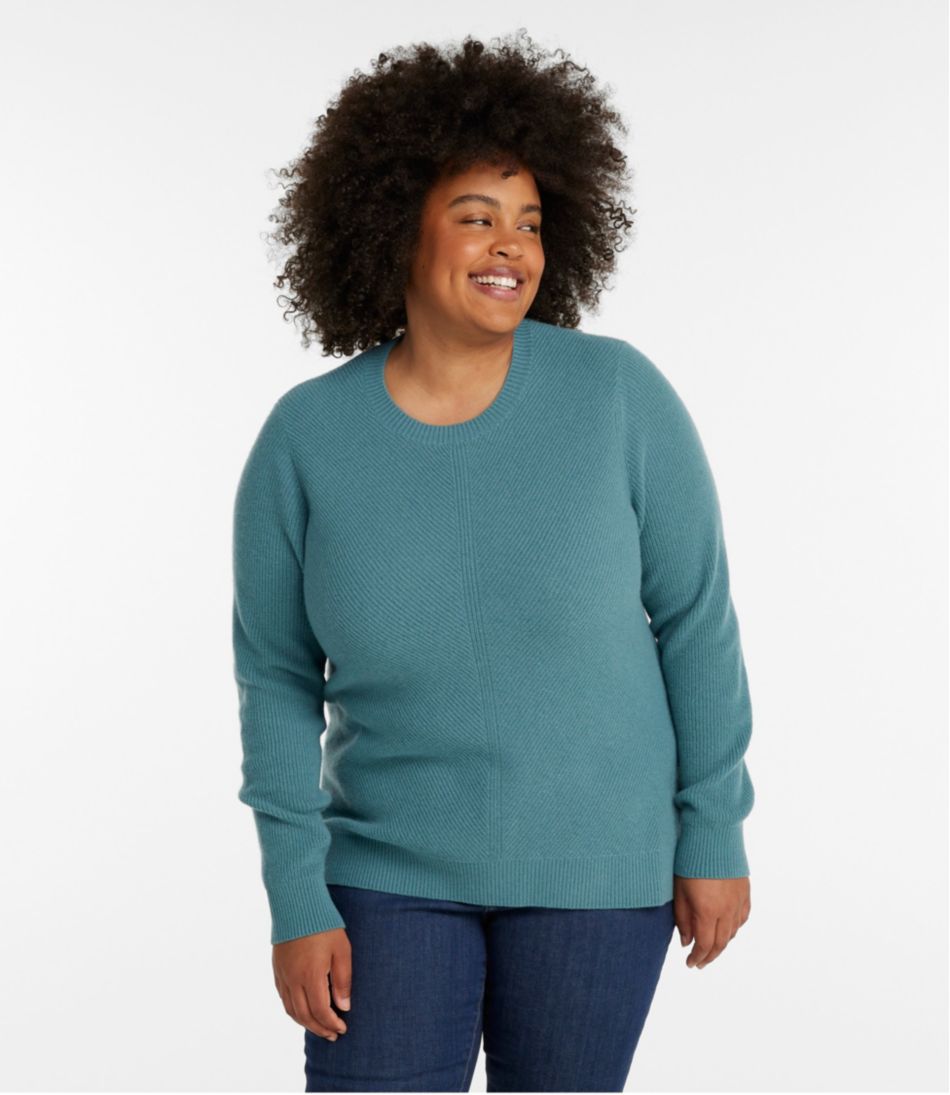 Women's Classic Cashmere Textured Sweater, Crewneck / L.L.Bean