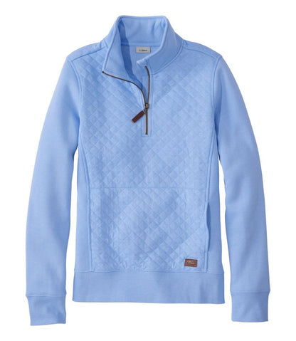 Women's Quilted Quarter-Zip Pullover / L.L.Bean
