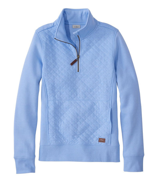 Women's Quilted Quarter-Zip Pullover / L.L.Bean