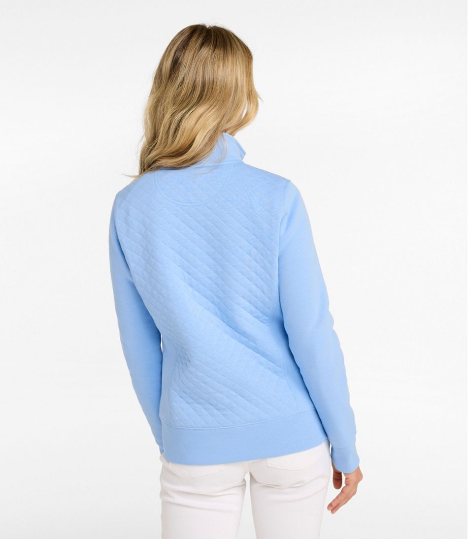 Women's Quilted Quarter-Zip Pullover / L.L.Bean