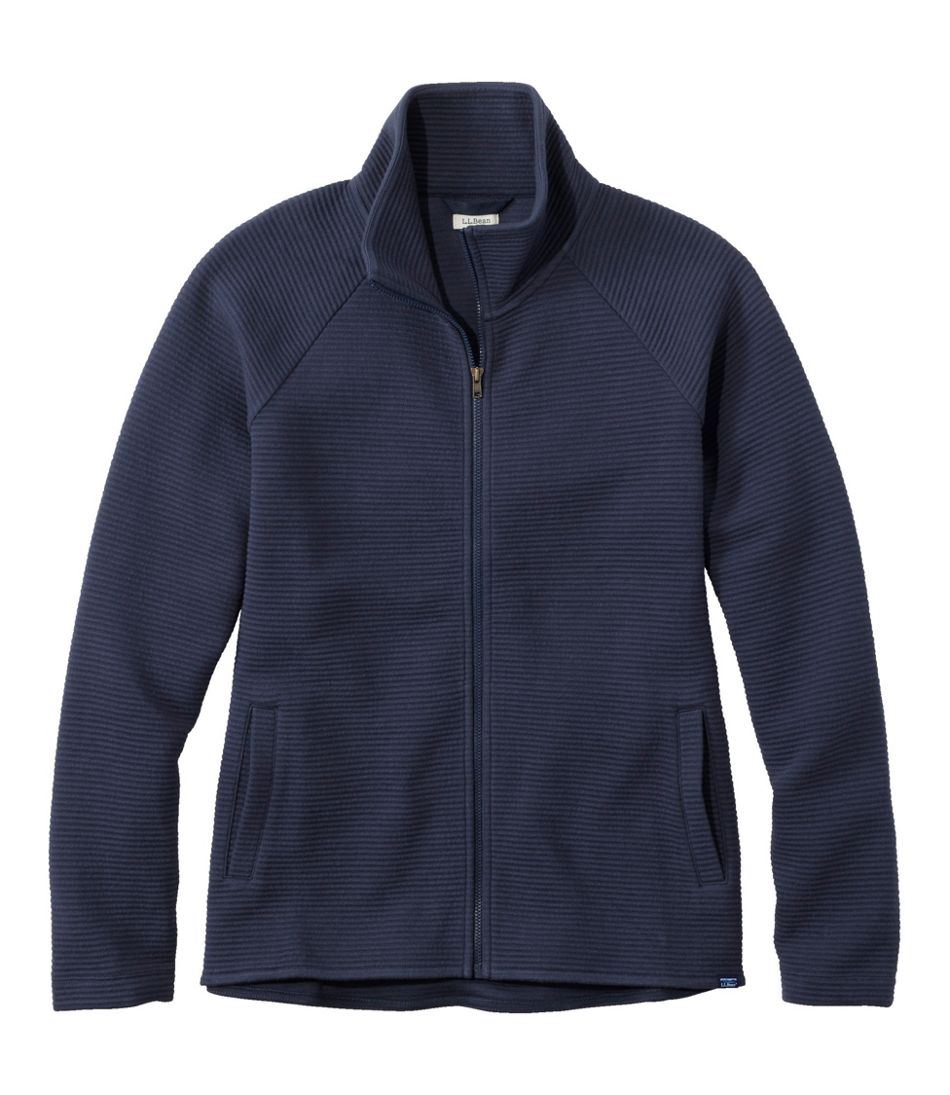 Women's Lakewashed Double-Knit Full-Zip / L.L.Bean