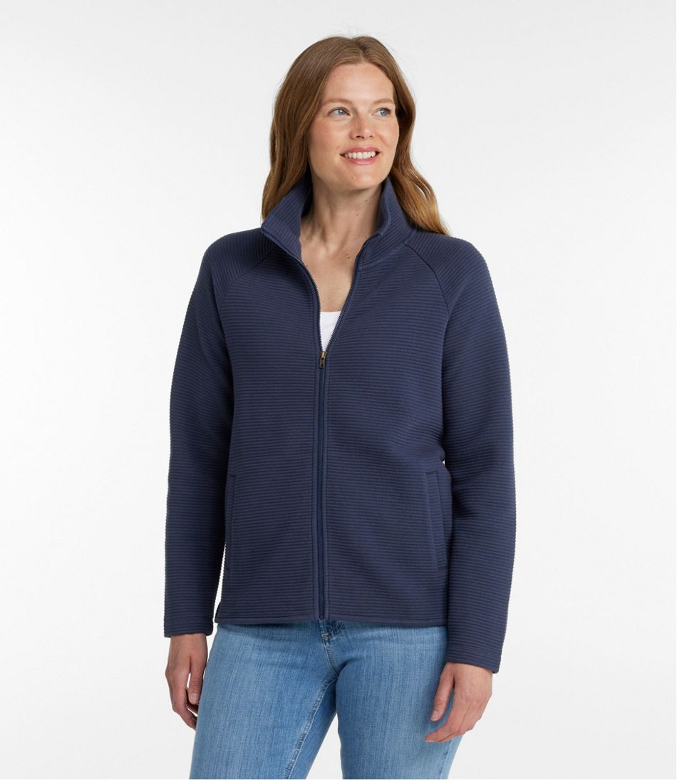 Women's Lakewashed Double-Knit Full-Zip / L.L.Bean