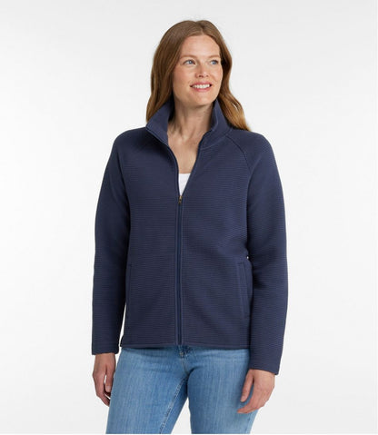 Women's Lakewashed Double-Knit Full-Zip / L.L.Bean