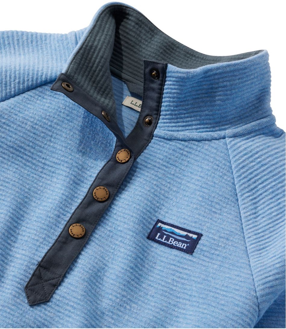 Women's Lakewashed Double-Knit Quarter-Snap / L.L.Bean