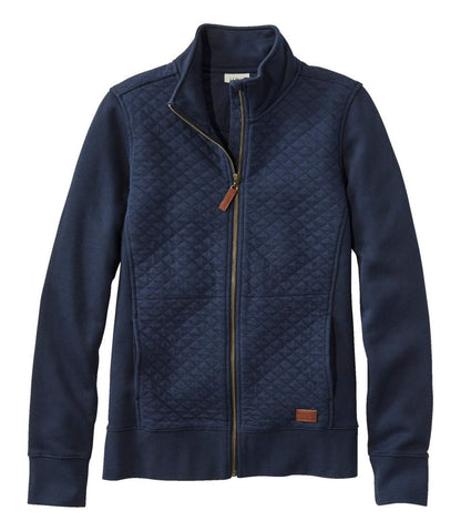 Women's Quilted Full-Zip Sweatshirt / L.L.Bean
