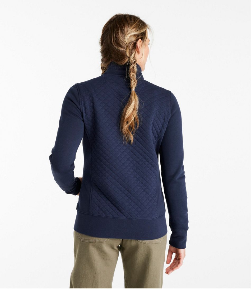Women's Quilted Full-Zip Sweatshirt / L.L.Bean