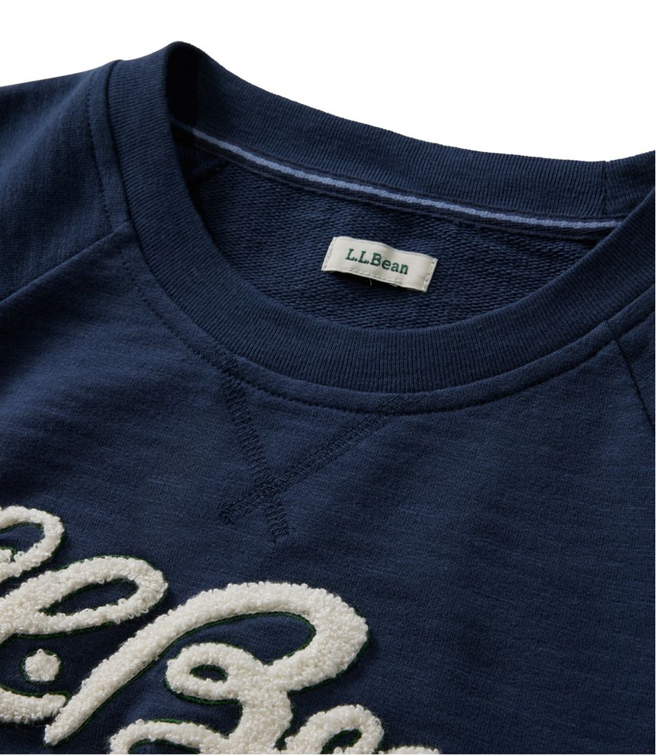 Women's Peaks Island Crewneck, Logo / L.L.Bean