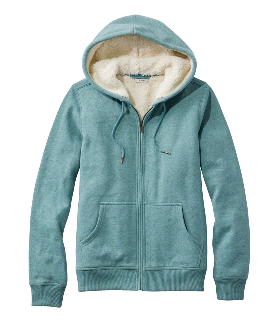 Women's 1912 Sweatshirt, Sherpa-Lined Hoodie / L.L.Bean