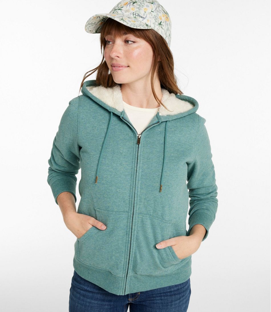 Women's 1912 Sweatshirt, Sherpa-Lined Hoodie / L.L.Bean
