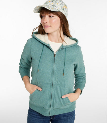 Women's 1912 Sweatshirt, Sherpa-Lined Hoodie / L.L.Bean
