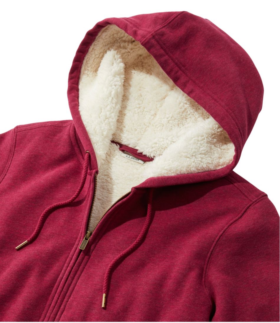 Women's 1912 Sweatshirt, Sherpa-Lined Hoodie / L.L.Bean