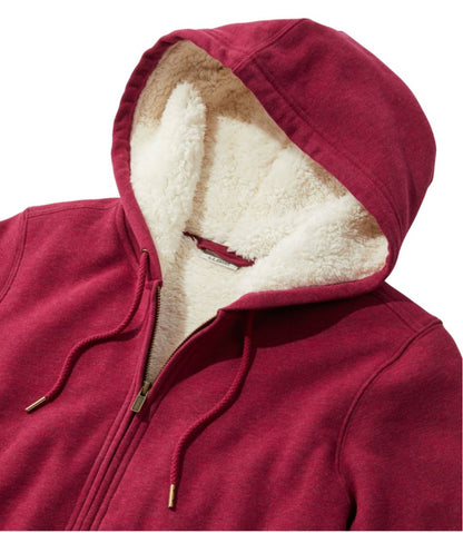 Women's 1912 Sweatshirt, Sherpa-Lined Hoodie / L.L.Bean