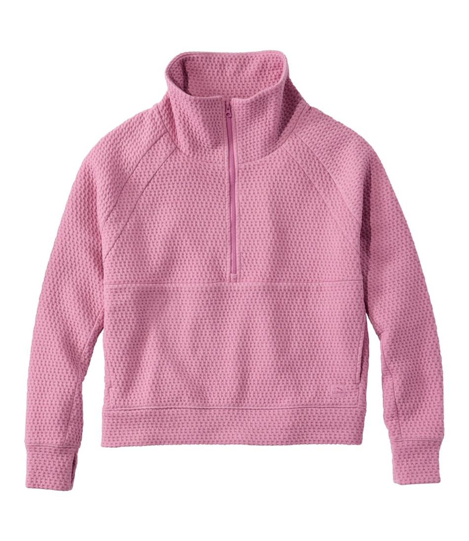 Women's Ridgeknit Half-Zip Pullover, Oversized / L.L.Bean