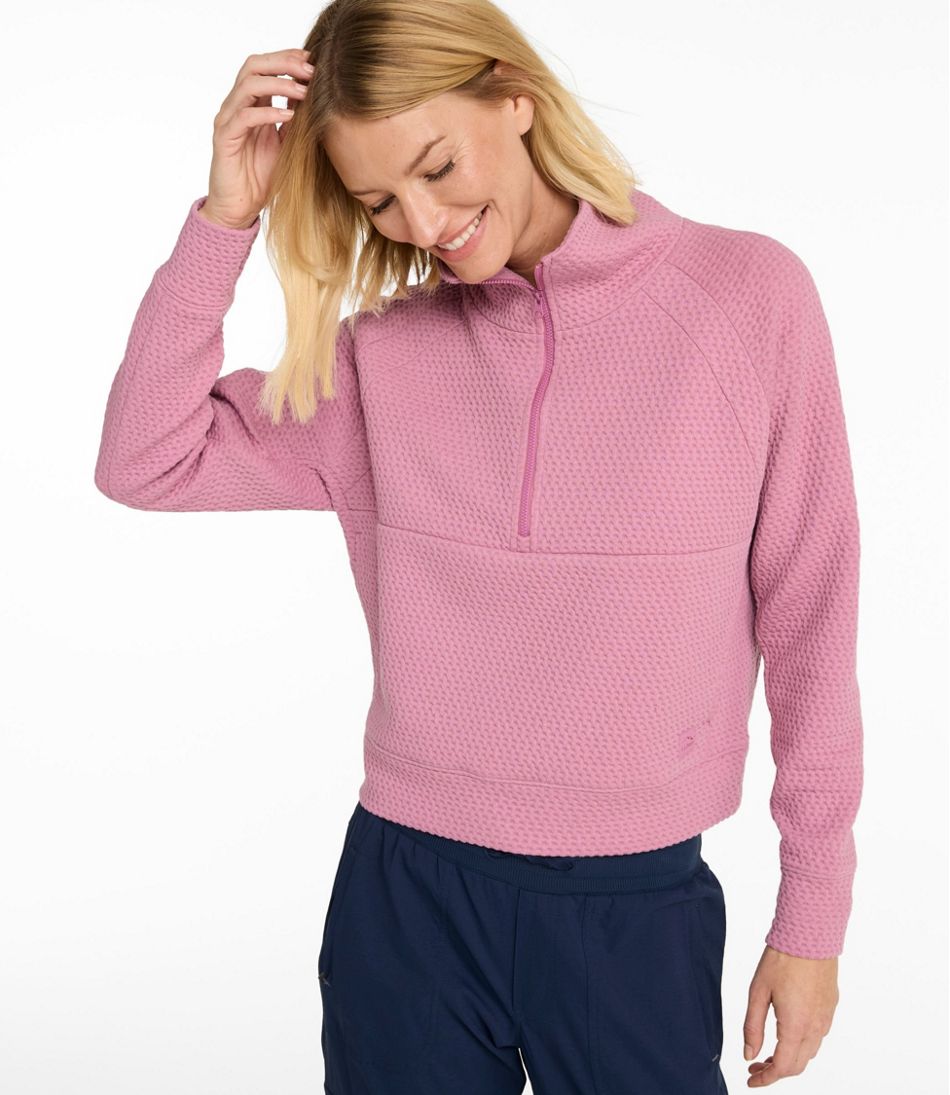 Women's Ridgeknit Half-Zip Pullover, Oversized / L.L.Bean