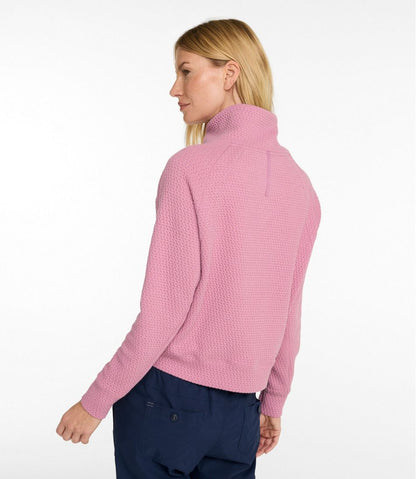 Women's Ridgeknit Half-Zip Pullover, Oversized / L.L.Bean