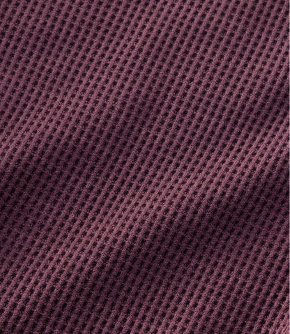 Women's Birchwood Brushed Waffle Top, V-Neck / L.L.Bean