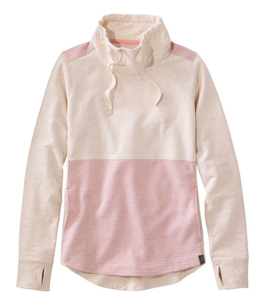 Women's Bean's Cozy Mixed Knits Pullover, Colorblock / L.L.Bean