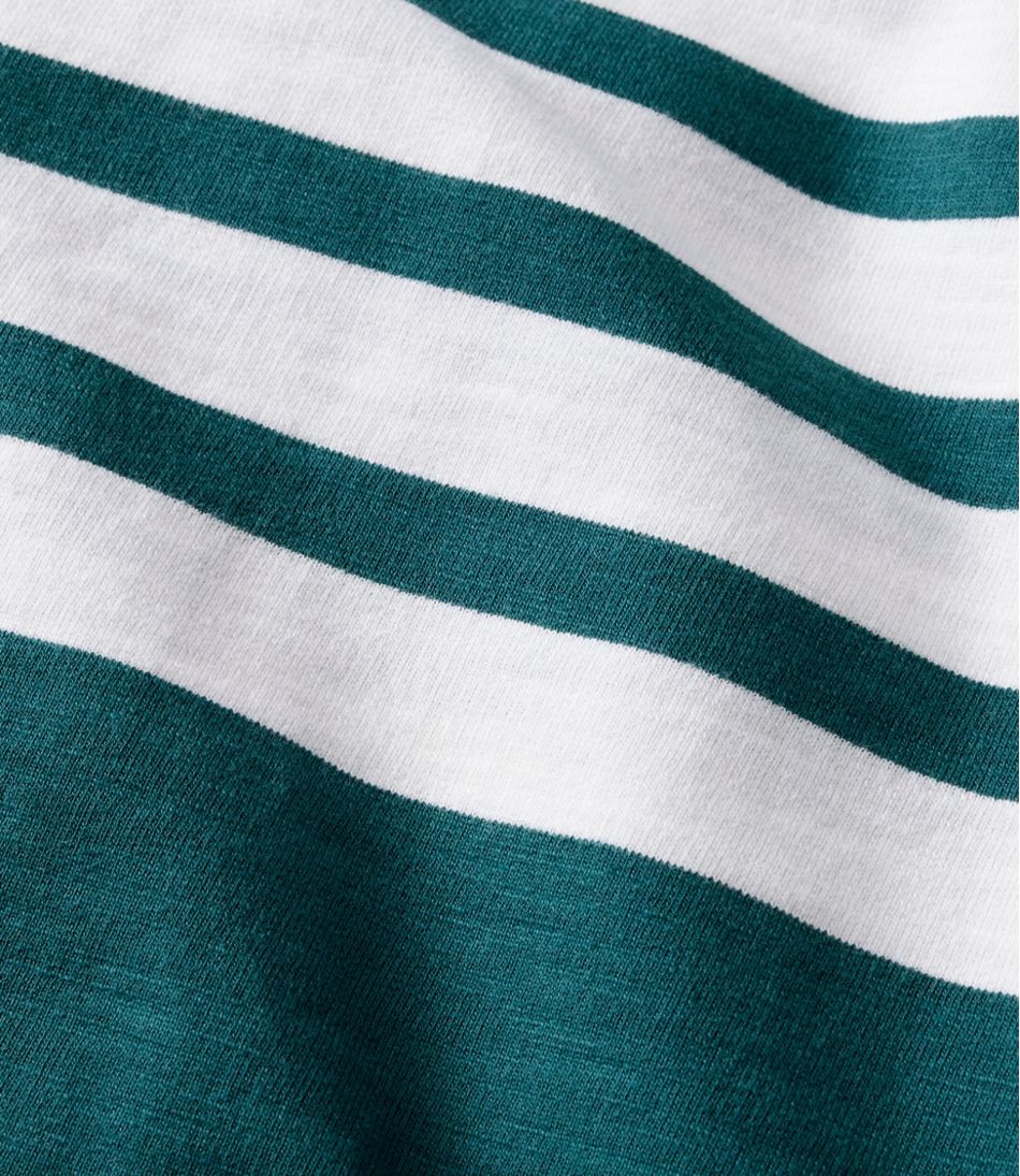 Women's Peaks Island Crewneck, Stripe / L.L.Bean