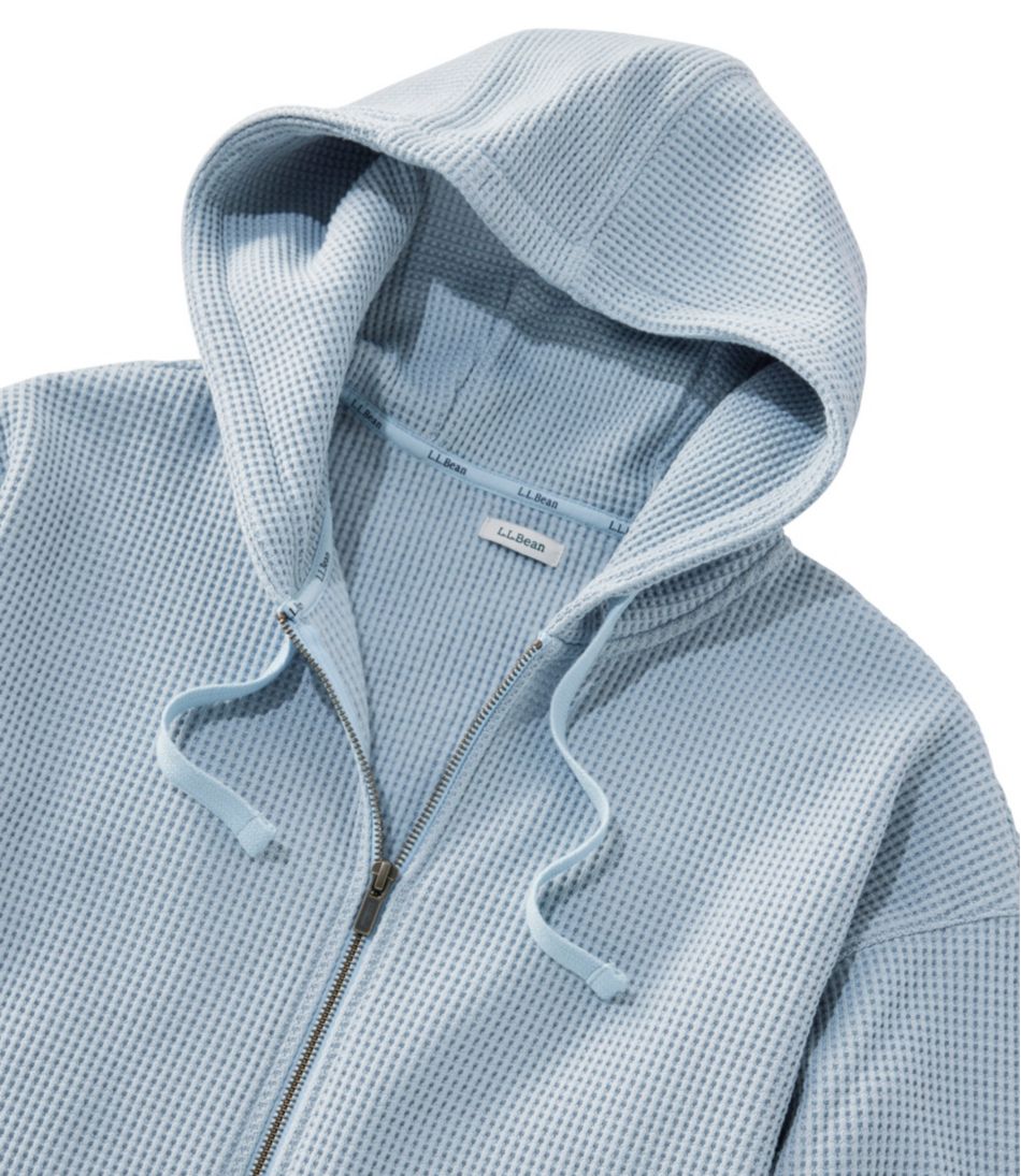 Women's Birchwood Brushed Waffle Full-Zip Hoodie / L.L.Bean