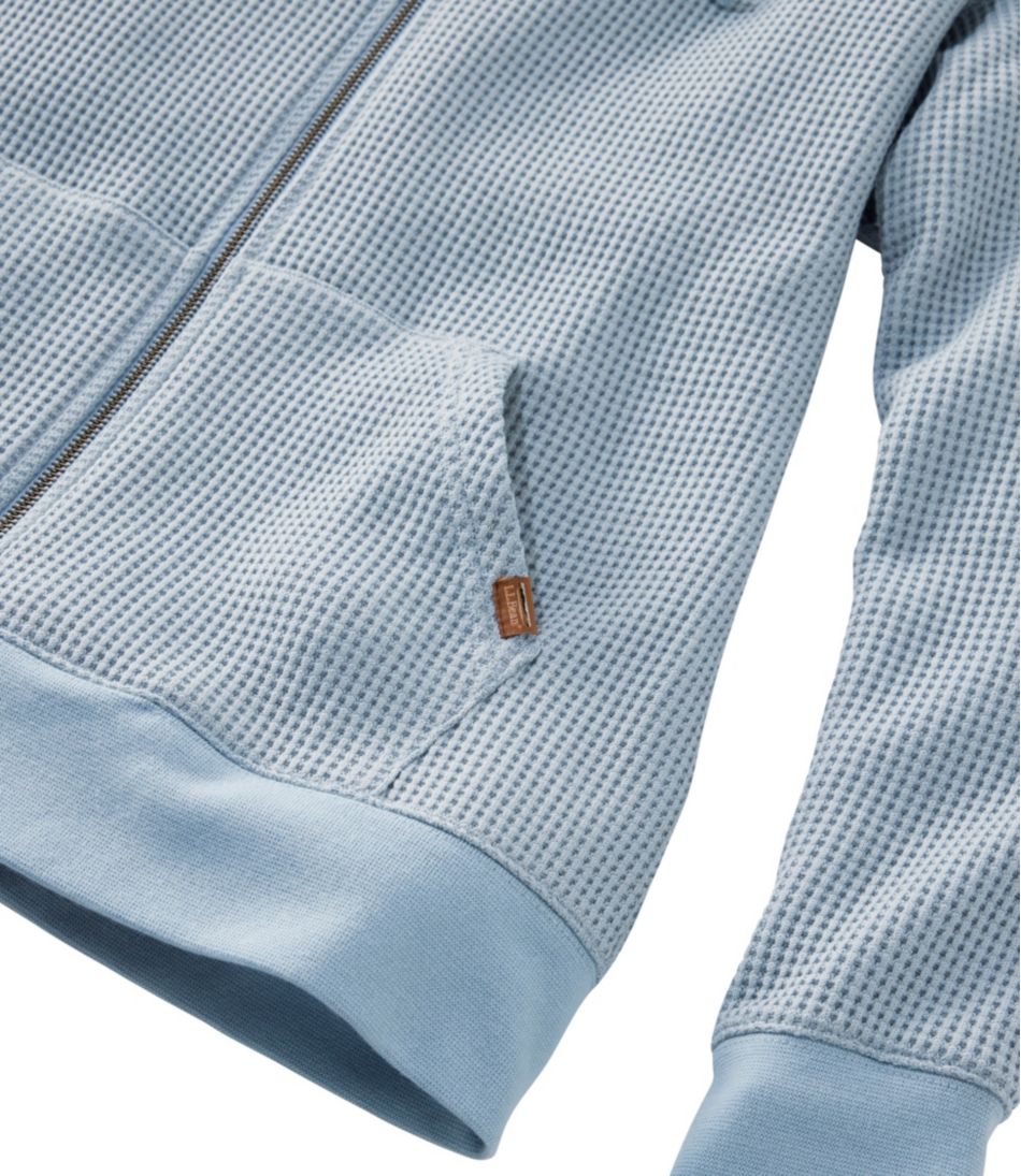 Women's Birchwood Brushed Waffle Full-Zip Hoodie / L.L.Bean