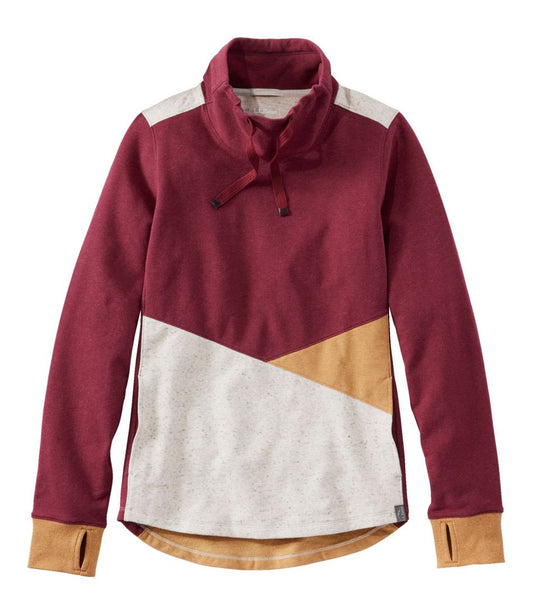 Women's Cozy Mixed-Knit Pullover, Colorblock / L.L.Bean
