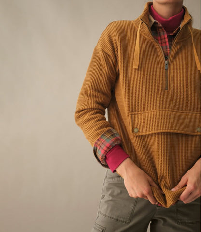 Women's Birchwood Brushed Waffle Anorak / L.L.Bean