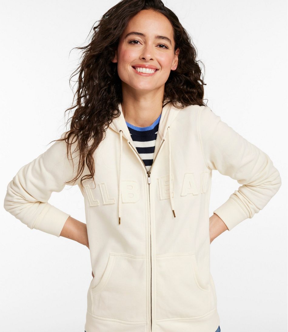 Women's 1912 Sweatshirt, Full-Zip Hooded Logo / L.L.Bean