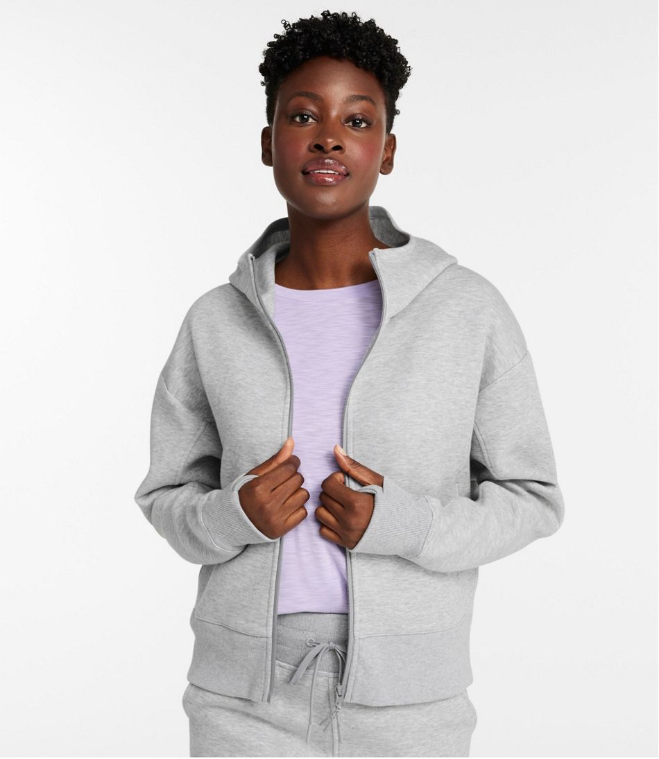 Women's Multisport Lifestyle Hoodie, Oversized Full-Zip / L.L.Bean