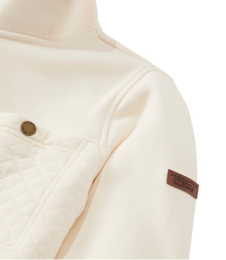 Women's Quilted Sweatshirt, Mockneck Tunic / L.L.Bean