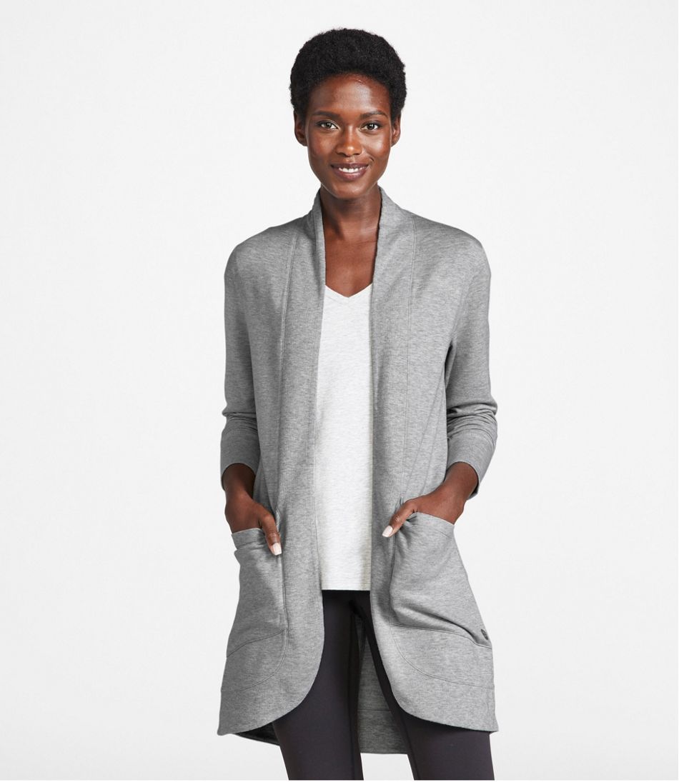 Women's SoftFlex Long Open Cardigan / L.L.Bean