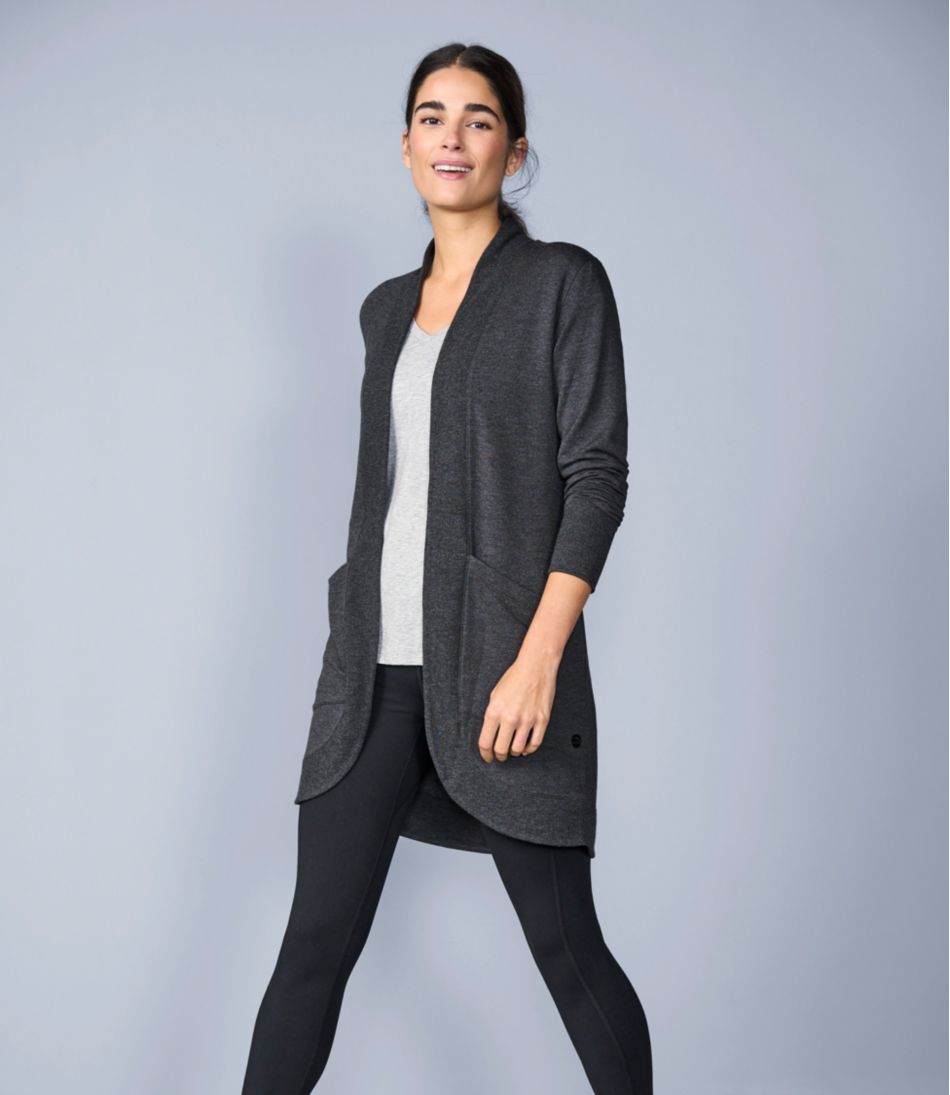 Women's SoftFlex Long Open Cardigan / L.L.Bean