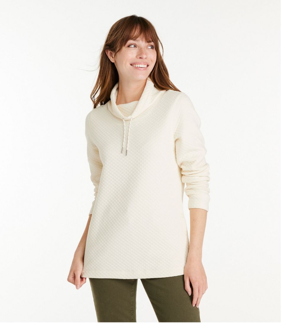 Women's SoftLight Quilted Top, Funnelneck Pullover / L.L.Bean