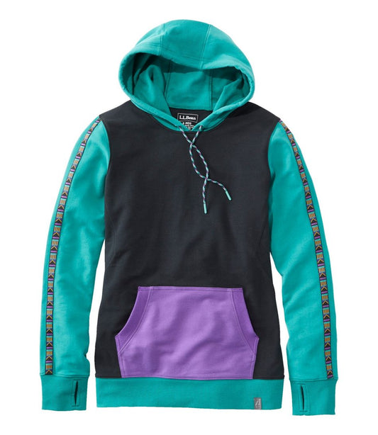 Women's Bean's Cozy Camp Hoodie, Colorblock / L.L.Bean