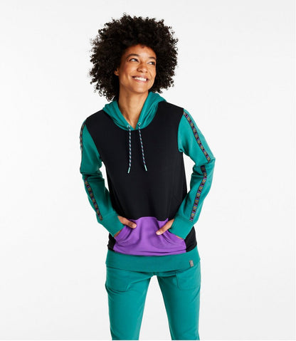 Women's Bean's Cozy Camp Hoodie, Colorblock / L.L.Bean