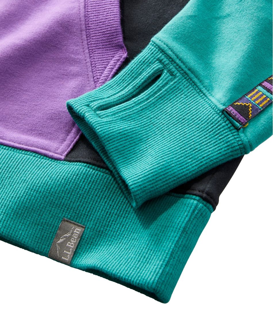 Women's Bean's Cozy Camp Hoodie, Colorblock / L.L.Bean